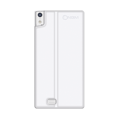 NGM FLIP-FWD55/B COVER IN SIMILPELLE CON FLIP ANTERIORE PER NGM FORWARD 5.5 BIANCA