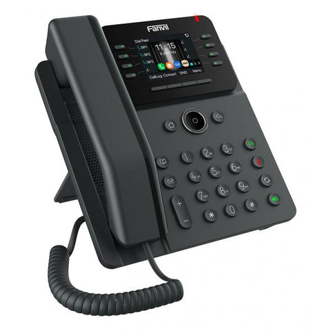 Fanvil V62W telefono IP Nero 12 linee LCD