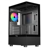 CASE ITEK SHOWBUI 33B GAMING TOWER, ATX, 12CM ARGB FAN, USB3, SYDE & FRONT PANEL TEMP GLASS. - ITGCASB33B