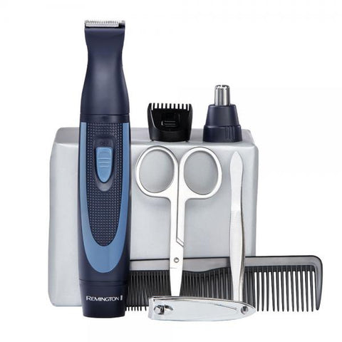 REMINGTON NE3890 TRIMMER PER NASO & ORECCHIE BARBA SOPRACCIGLIA KIT DA VIAGGIO CON CUSTODIA 13 PEZZI