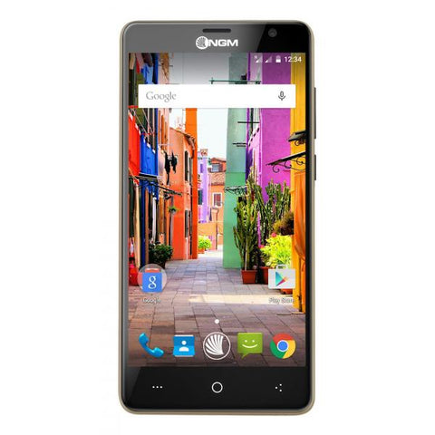 NGM YOU COLOR P550 DUAL SIM 5.5" IPS HD CURVO QUAD CORE 8GB RAM 1GB 4G LTE EXTRA COVER OMAGGIO AGGIUNTIVA TRA 21 COLORI ITALIA GOLD