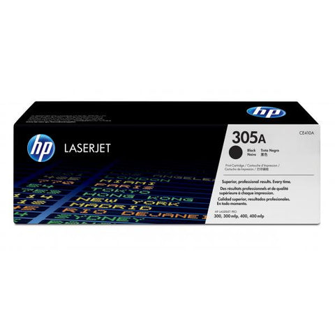 TÓNER NERO HP 305A PARA ESTAMPACIONES HP LASERJET (CE410A)