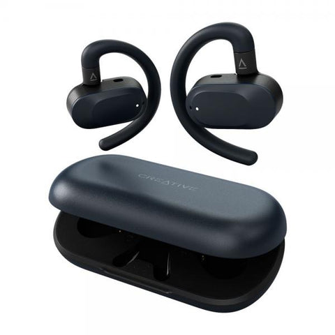 Creative Labs Outlier Go Auricolare Wireless A clip Chiamate/Musica/Sport/Tutti i giorni USB tipo-C Bluetooth Blu