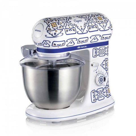 Ariete 1588 Impastatrice Capri, Planetaria, 7 velocità, 2400 Watt, 5,5 litri, Tazza Acciaio Inox
