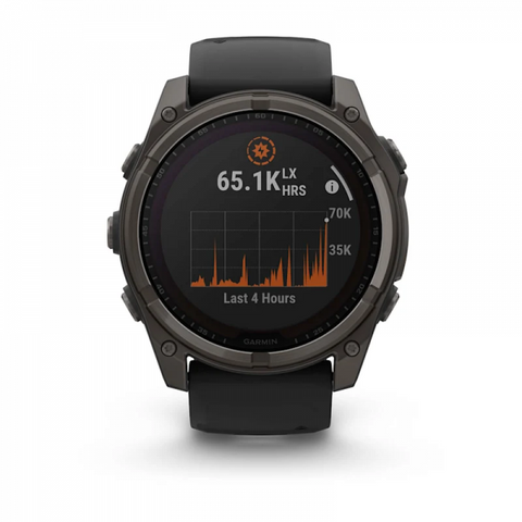 Garmin fenix 8 3,56 cm (1.4") 51 mm Digitale 280 x 280 Pixel Touch screen Titanio Wi-Fi GPS (satellitare)