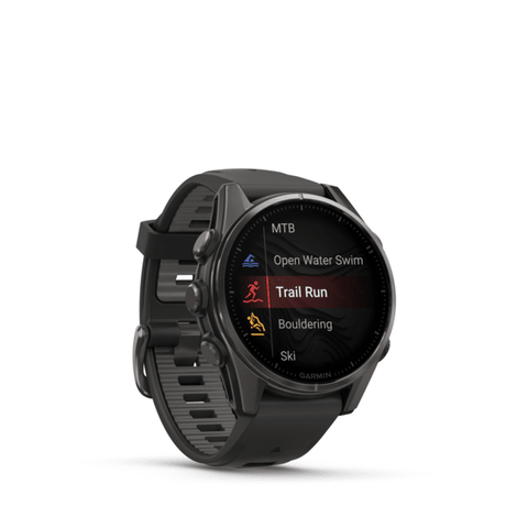 Garmin fenix 8 3,3 cm (1.3") AMOLED 43 mm Digitale 416 x 416 Pixel Touch screen Nero Wi-Fi GPS (satellitare)