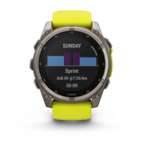 Garmin fenix 8 3,56 cm (1.4") 51 mm Digitale 280 x 280 Pixel Touch screen Titanio Wi-Fi GPS (satellitare)