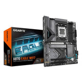 Tarjeta Madre GIGABYTE X870 EAGLE WIFI7 - Soporta CPU AMD Ryzen 9000, 14+2+2 fasi VRM, fino a 8000MHz DDR5 (OC), 1xPCIe 5.0 + 2xPCIe 4.0, Wi-Fi 7, LAN 2.5GbE, USB 4
