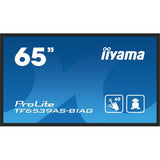 iiyama TF6539AS-B1AG visualizzatore di messaggi Pannello piatto per segnaletica digitale 163,8 cm (64.5") LED 500 cd/m 4K Ultra HD Nero Touch screen Processore integrato Android 24/7