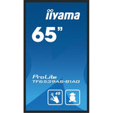 iiyama TF6539AS-B1AG visualizzatore di messaggi Pannello piatto per segnaletica digitale 163,8 cm [64.5] LED 500 cd/m 4K Ultra HD Nero Touch screen Processore integrato Android 24/7 (iiyama TF6539A
