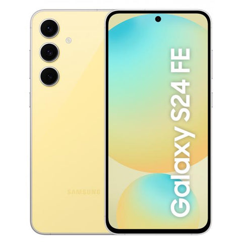 Samsung Galaxy S24 FE 17 cm [6.7] Doppia SIM Android 14 5G USB tipo-C 8 GB 128 GB 4700 mAh Giallo (Galaxy S24 FE 5G Yellow 128GB)