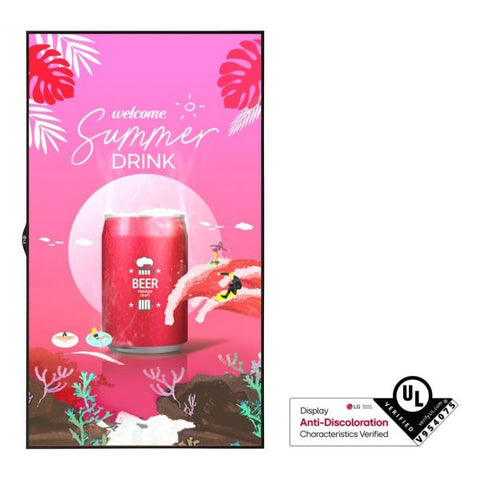 LG 55XS4P visualizzatore di messaggi Pannello piatto per segnaletica digitale 139,7 cm (55") LED 4000 cd/m Full HD Nero WebOS 24/7