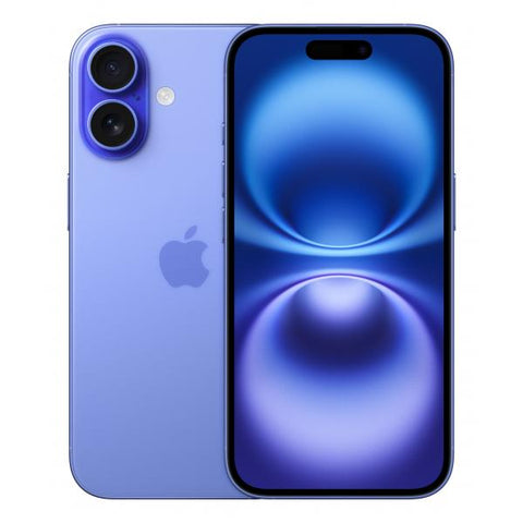 Apple iPhone 16 128GB Blu oltremare (Apple iPhone 16 - 5G smartphone - dual SIM /Memoria Interna 128 GB - display OLED - 6.1 - 2556 x 1179 pixel - 2x fotocamere posteriori 48 MP, 12 MP - front camera