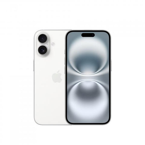Apple iPhone 16 256GB Bianco (Apple iPhone 16 - 5G smartphone - dual SIM /Memoria Interna 256 GB - display OLED - 6.1 - 2556 x 1179 pixel - 2x fotocamere posteriori 48 MP, 12 MP - front camera 12 MP