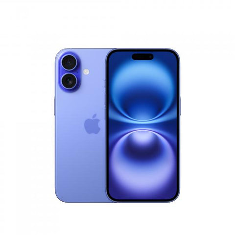 Apple iPhone 16 256GB Blu oltremare (Apple iPhone 16 - 5G smartphone - dual SIM /Memoria Interna 256 GB - display OLED - 6.1 - 2556 x 1179 pixel - 2x fotocamere posteriori 48 MP, 12 MP - front camera