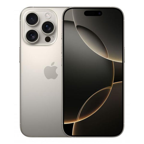 Apple iPhone 16 Pro 256GB Titanio Naturale (Apple iPhone 16 Pro - 5G smartphone - dual SIM /Memoria Interna 256 GB - display OLED - 6.3 - 2622 x 1206 pixel [120 Hz] - 3 x fotocamere posteriori 48 MP, 48 MP, 12 MP - front camera 12 MP - titanio naturale)