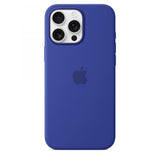APPLE iPHONE 16 PRO MAX SILICONE CASE COVER MagSafe IN SILICONE ULTRAMARINE BLU