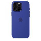 APPLE iPHONE 16 PRO MAX SILICONE CASE COVER MagSafe IN SILICONE ULTRAMARINE BLU