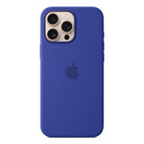 APPLE iPHONE 16 PRO MAX SILICONE CASE COVER MagSafe IN SILICONE ULTRAMARINE BLU
