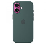 Apple Custodia MagSafe in silicone per iPhone 16 - Verde lago (Apple - bagsidecover til mobiltelefon)