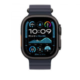 Apple Cinturino Ocean blu navy [49 mm] - Titanio nero (APPLE WATCH 49 NAVY BLACK TI OB)