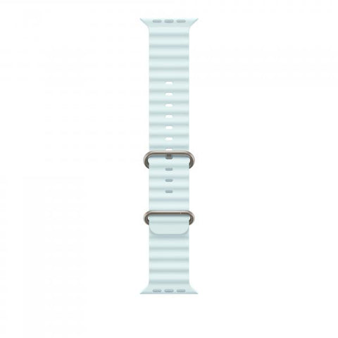 Apple Cinturino Ocean blu ghiaccio [49 mm] - Titanio naturale (APPLE WATCH 49 ICE BLUE N TI OB)