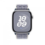 Apple MXU13ZM/A accessorio indossabile intelligente Band Blu, Grigio Nylon (46MM GREY/BLUE NIKE SPORT LOOP - .)