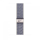 Apple MXU13ZM/A accessorio indossabile intelligente Band Blu, Grigio Nylon (46MM GREY/BLUE NIKE SPORT LOOP - .)