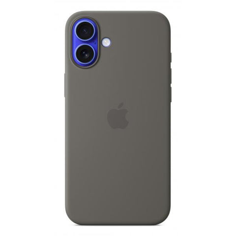 Apple Custodia con Magsafe in Silicone per iPhone 16 Plus - Grigio Pietra
