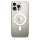 CUSTODIA APPLE PER IPHONE 16 PRO MAX TRASP SILICONE CON MAGSAFE