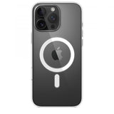 CUSTODIA APPLE PER IPHONE 16 PRO MAX TRASP SILICONE CON MAGSAFE