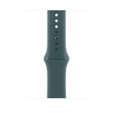Apple Cinturino Sport verde lago [46 mm] - M/L (APPLE WATCH 46 LAKE GREEN SB M/L)
