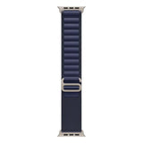 Apple Alpine Loop blu navy [49 mm] - Large - Titanio naturale (-APPLE WATCH 49 NAVY NATURAL TI ALP)