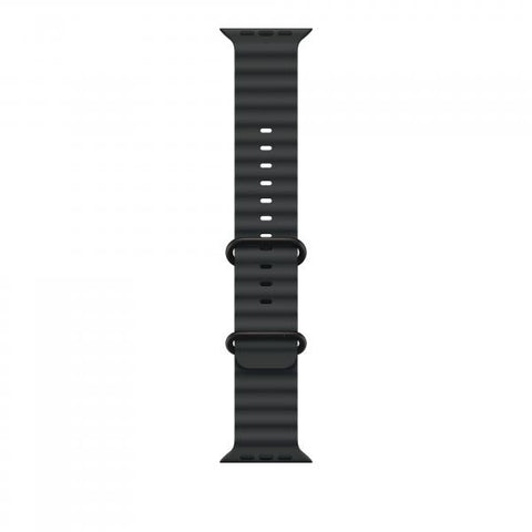 Apple Cinturino Ocean nero [49 mm] - Titanio nero (-APPLE WATCH 49 BLACK BLACK TI OB)