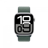 Apple MXL23ZM/A accesorio indossabile inteligente Correa Verde Nylon, Poliéster, Spandex (APPLE WATCH 42 LAKE GREEN SL)