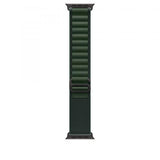 Apple MYPR3ZM/A accessorio indossabile intelligente Band Verde Poliestere, Spandex, Titanio (-APPLE WATCH 49 DARK GREEN B TI ALP)