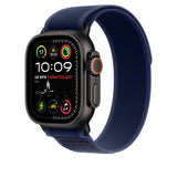 Apple Trail Loop blu [49 mm] - M/L - Titanio nero (*APPLE WATCH 49 BLUE BLACK TI TL M/L)