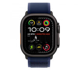 Apple Trail Loop blu [49 mm] - M/L - Titanio nero (*APPLE WATCH 49 BLUE BLACK TI TL M/L)