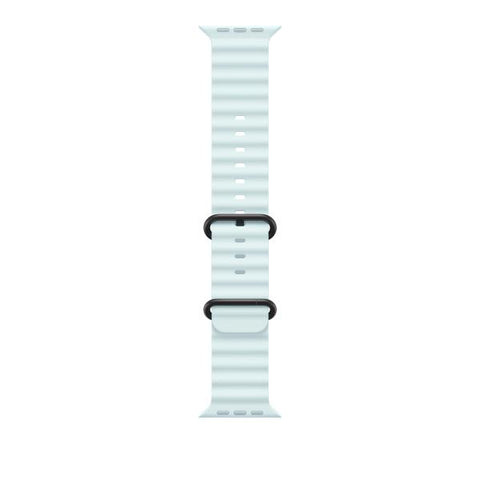 Apple Cinturino Ocean blu ghiaccio [49 mm] - Titanio nero (*APPLE WATCH 49 ICE BLUE BLACK TI OB)