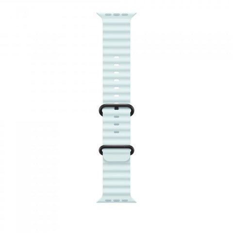 Apple Cinturino Ocean blu ghiaccio [49 mm] - Titanio nero (*APPLE WATCH 49 ICE BLUE BLACK TI OB)