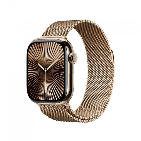 Apple Loop in maglia milanese color oro [42 mm] (Apple - Loop for smart watch - 42mm - 130-180 mm - gold)