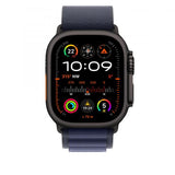 Apple Alpine Loop blu navy [49 mm] - Medium - Titanio nero (-APPLE WATCH 49 NAVY BLACK TI ALP M)