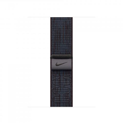 Apple MYJA3ZM/A accesorio indossabile correa inteligente Nero, Blu Nylon (APPLE WATCH 42 BLACK/BLUE NSL)