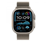 Apple Loop in maglia milanese in titanio naturale [49 mm] - Medium (Apple - l?kke for smart watch - 49 mm)