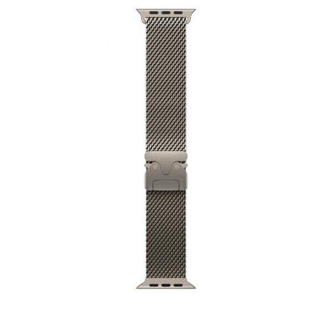 Apple Loop in maglia milanese in titanio naturale [49 mm] - Medium (Apple - l?kke for smart watch - 49 mm)