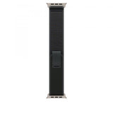 Apple Trail Loop nero [49 mm] - S/M - Titanio naturale (APPLE WATCH 49 BLACK N TI TL S/M)