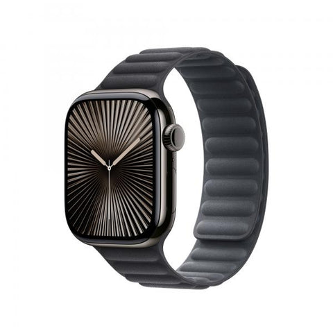 Apple MXWR3ZM/A accessorio indossabile intelligente Band Nero Poliestere (-APPLE WATCH 42 BLACK MG M/L)