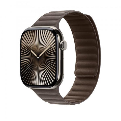 Apple MXWX3ZM/A accessorio indossabile intelligente Band Grigio talpa Poliestere (APPLE WATCH 46 DARK TAUPE MG M/L)