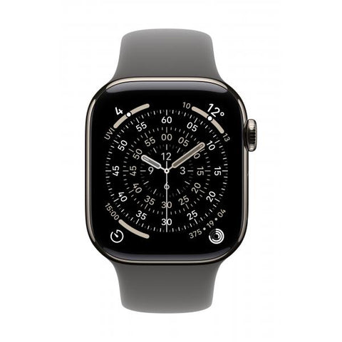 Apple Cinturino Sport grigio pietra [42 mm] - S/M (*APPLE WATCH 42 STONE GRAY SB S/M)