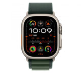 Apple Alpine Loop verde scuro [49 mm] - Medium - Titanio naturale (-APPLEWATCH 49 DARK GREEN N TI ALP M)